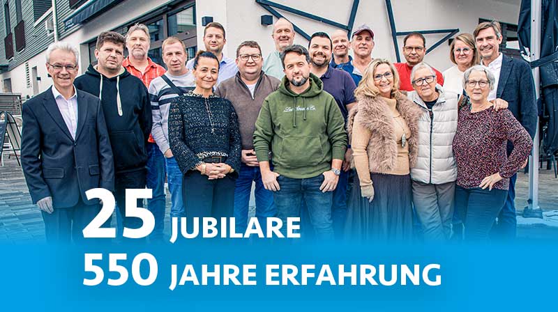 allfogroup ehrt Jubilare 2025