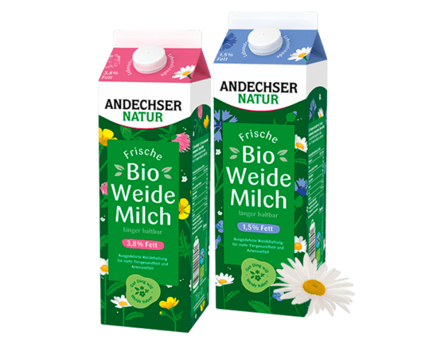 Haltbare Bio-Weidemilch