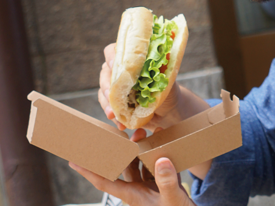 Burger-Box aus Karton