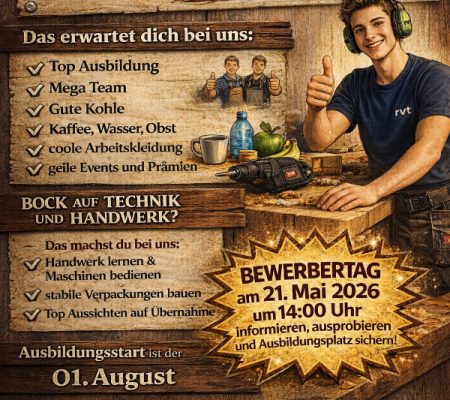 Bewerbertag zur Ausbildung Holzmechaniker/in