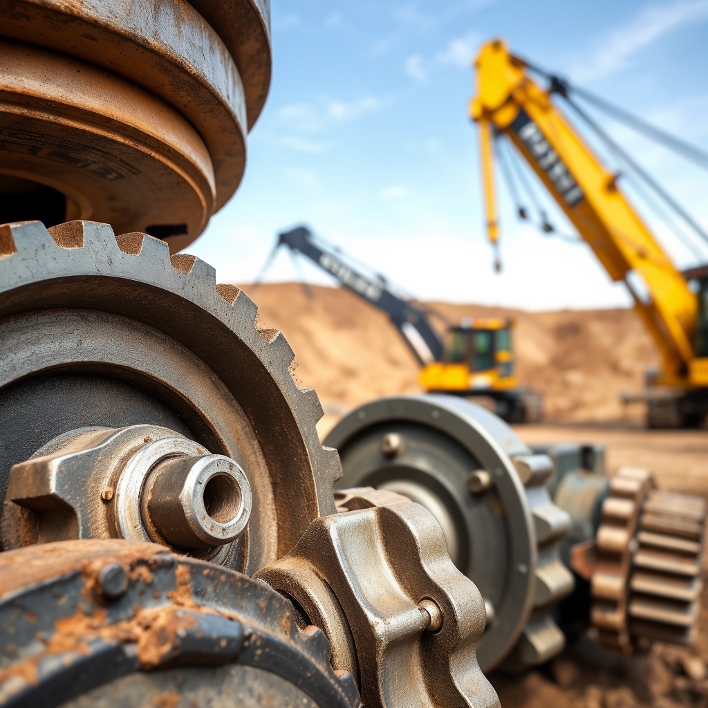 Gussteile für Baumaschinen und Mining