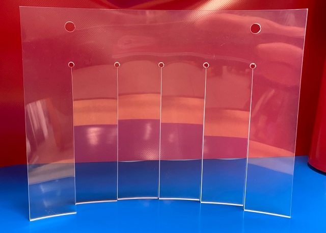 Lamellenvorhang aus Weich-PVC