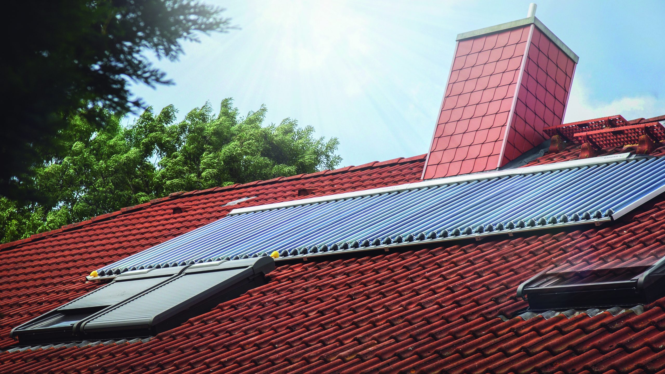 Solarthermie-Anlage