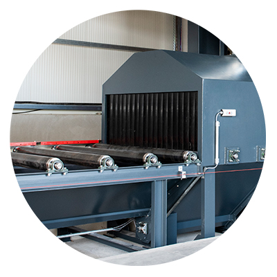 Durchlaufstrahlanlage WM DST 2000.800