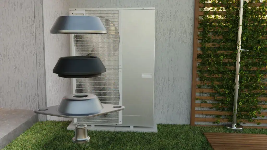 Vibration damper for heat pump