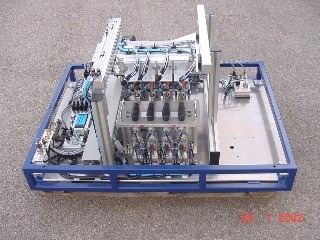 H2-Tracergas-Dichtprüfanlage mit Wechselmodul