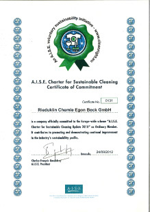 Zertifikat A.I.S.E.