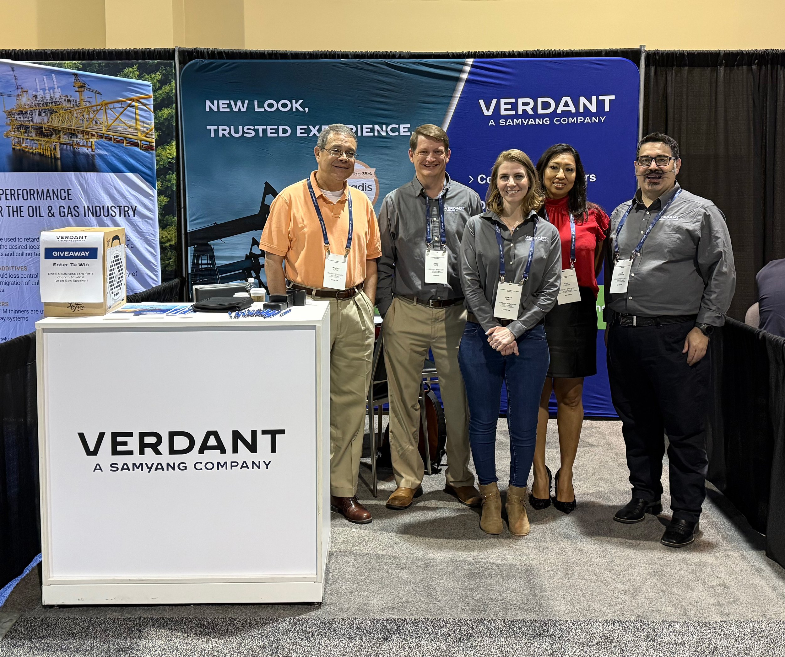 Verdant Energy team at the SPE International Conference on Oilfield Chemistry