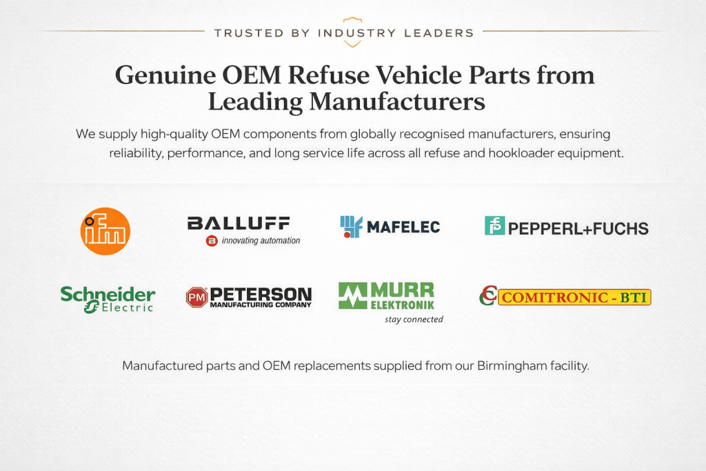 OEM electrical components (IFM, Balluff, Mafelec and others)