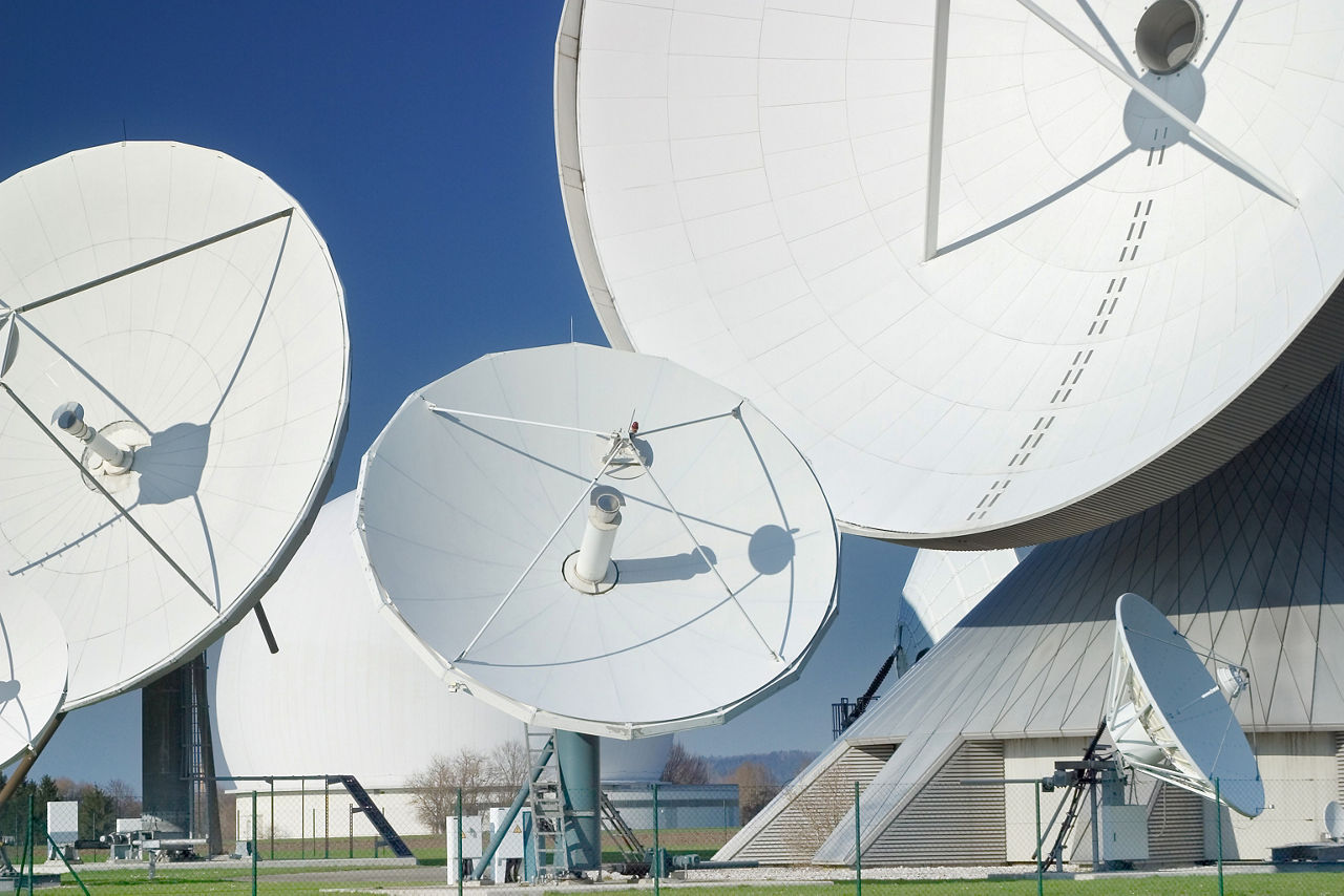 Antennen für Satellitenkommunikation