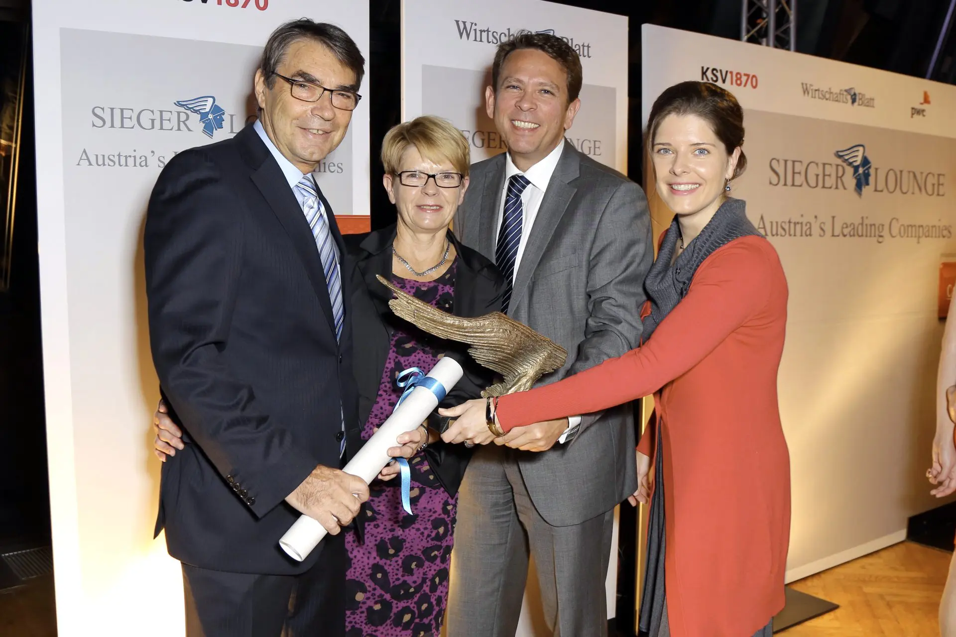 Ing. Erhard Fischer und sein Team beim ALC-Wettbewerb