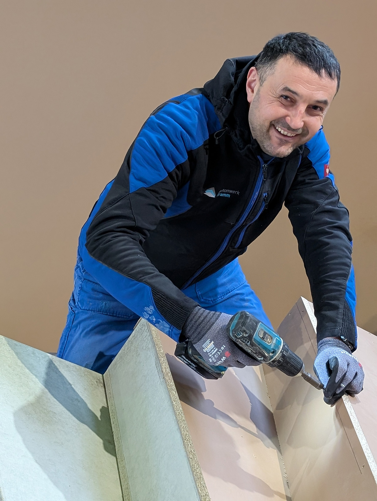 Produktion in der Werkhalle