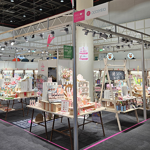 Messestand von Accentra