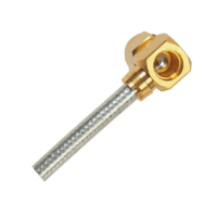 Koaxial-HF-Steckverbinder (2 Lötstellen, Induktion)