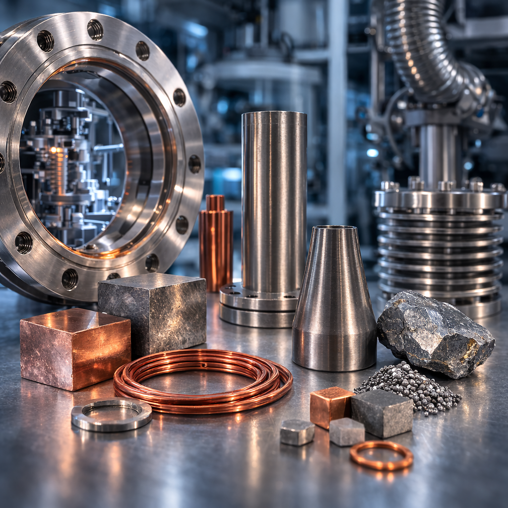 Vakuumtechnik-Bauteile aus Sondermetallen