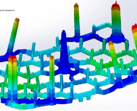 Optimiertes Gussteil (FEA)