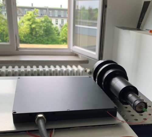 Faserrolle mit Teleskop-Einheit (Sonderanfertigung)