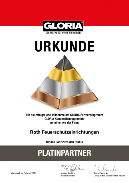 GLORIA Platinum Partner 2025