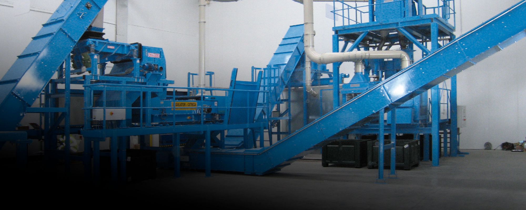 Recycling and shredding systems for raw material recovery