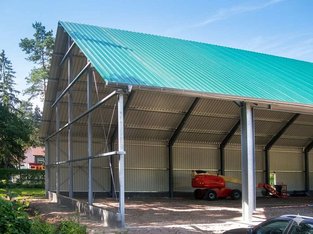 Landwirtschaftliches Dach mit Antikondensatbeschichtung