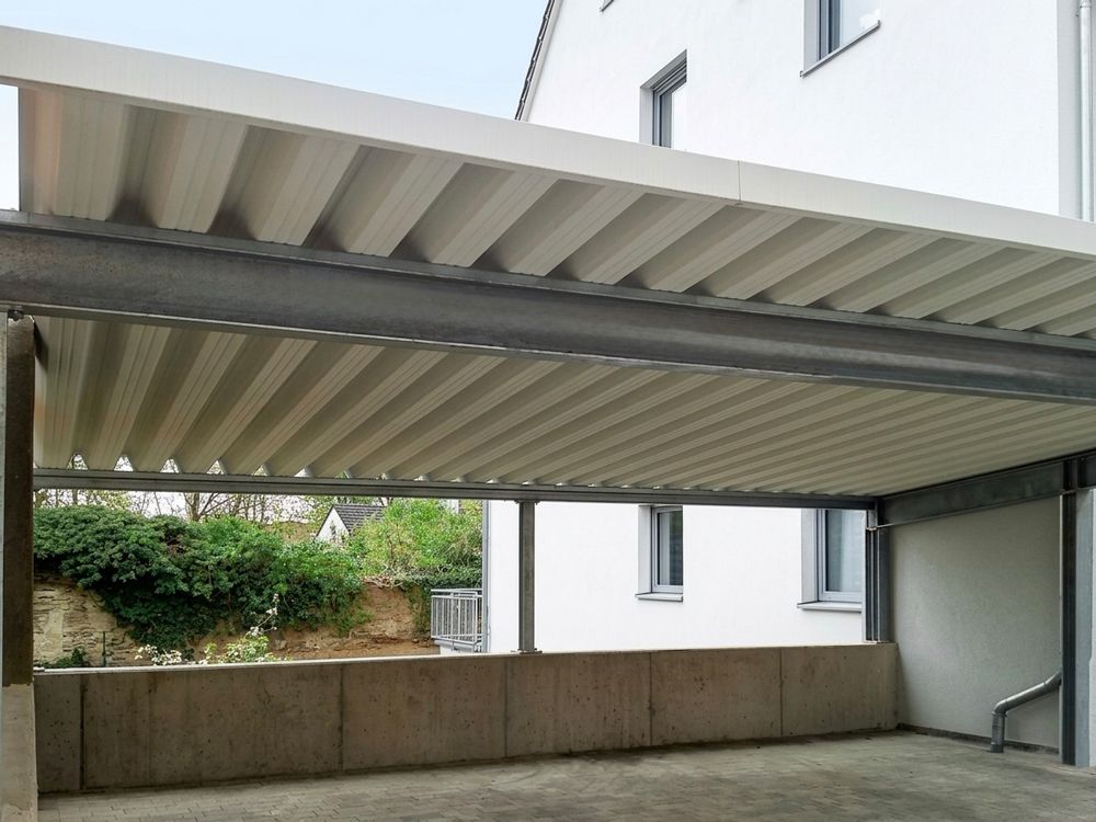 Carport mit Antikondensatbeschichtung