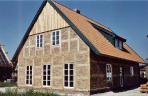 Farmhouse built in ecological construction method