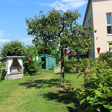 Außenanlage und Therapiegarten