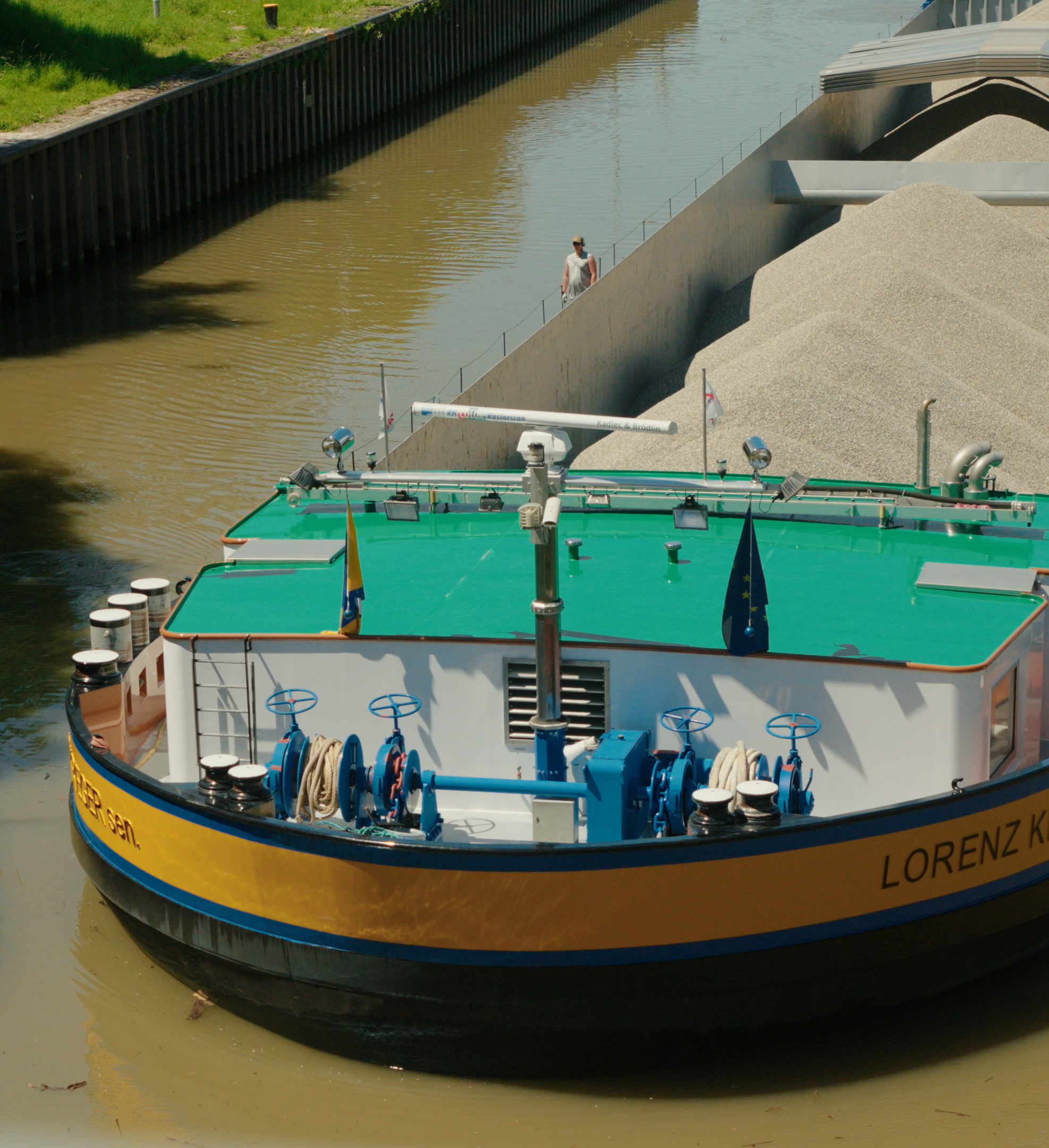 Binnenschifffahrt – nachhaltiger Transport von Rohstoffen