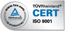 TÜV-Zertifikat EN ISO 9001:2015