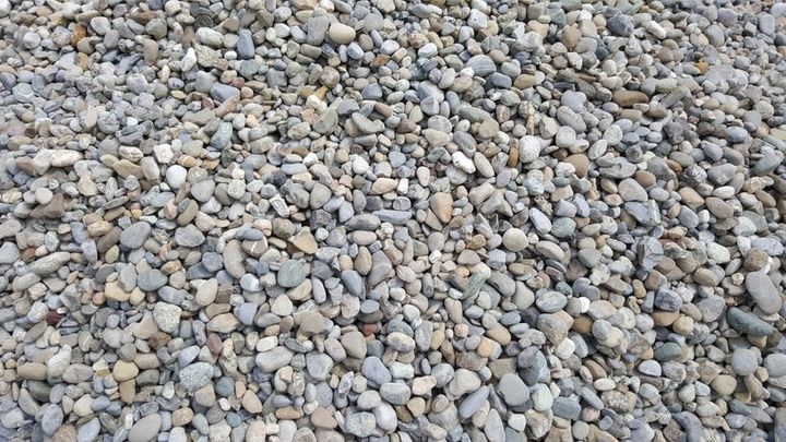 Kies, Schotter und Sand