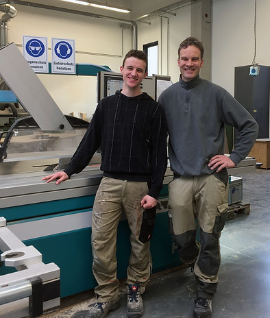 Team der Schreinerei: Achim Hahn und Fritz Ammon