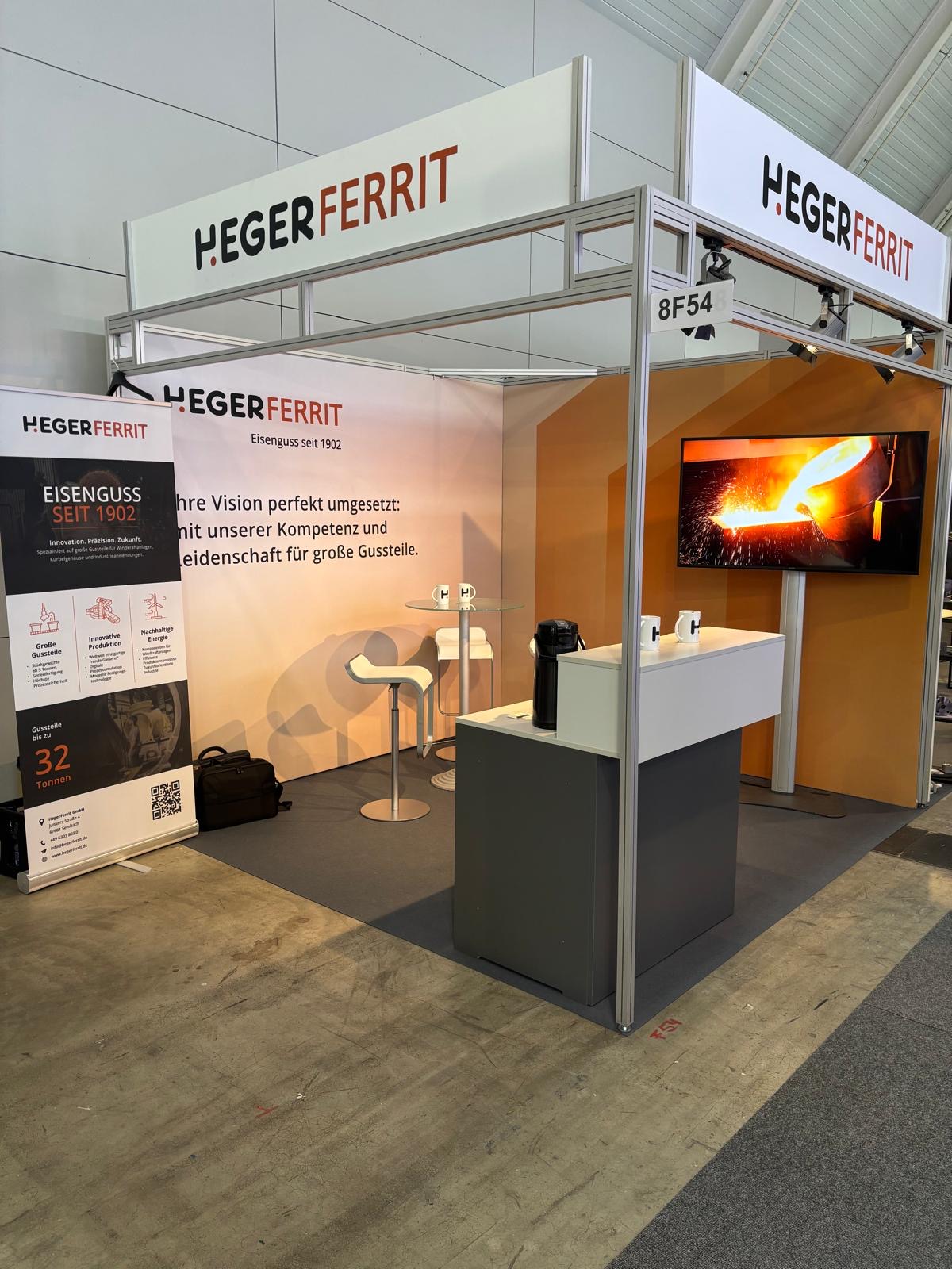Messestand auf der CastForge 2026 in Stuttgart