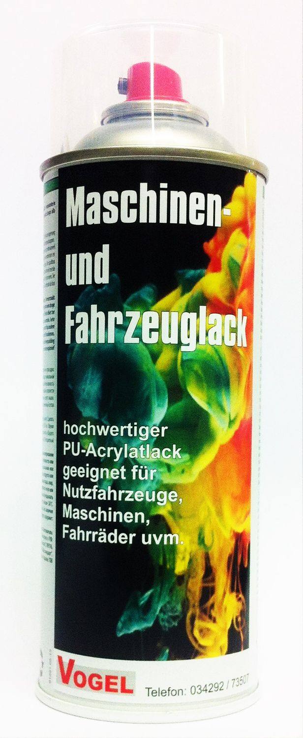 Machine and vehicle spray varnish 400 ml (PU acrylic varnish)