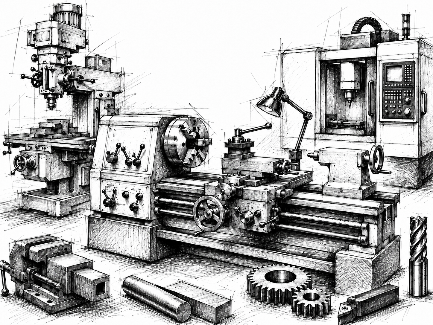 Werkzeugmaschinen und Metallbearbeitung