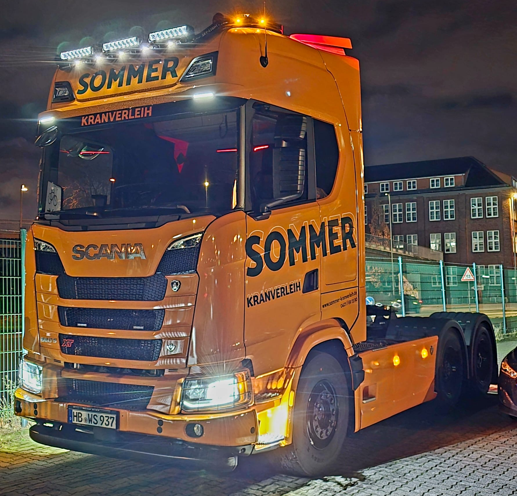 Sommer Lkw für Schwertransporte