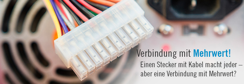 Angespritzte Stecker und Gerätezuleitungen