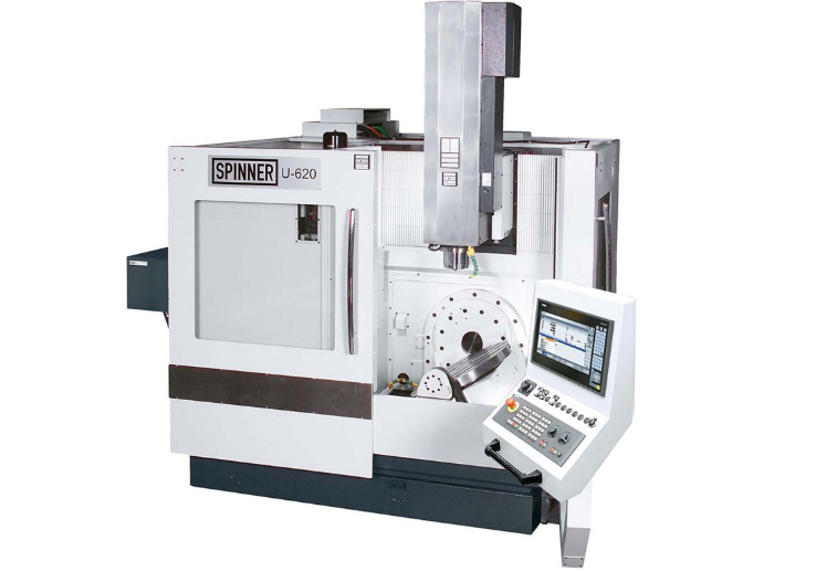5-Achs-gefrästes Werkstück auf Spinner U-620
