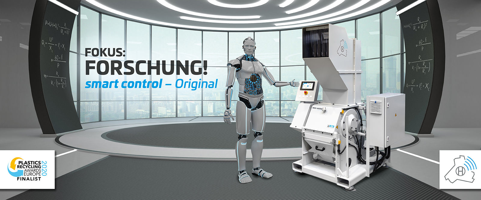 Granulator for plastic recycling