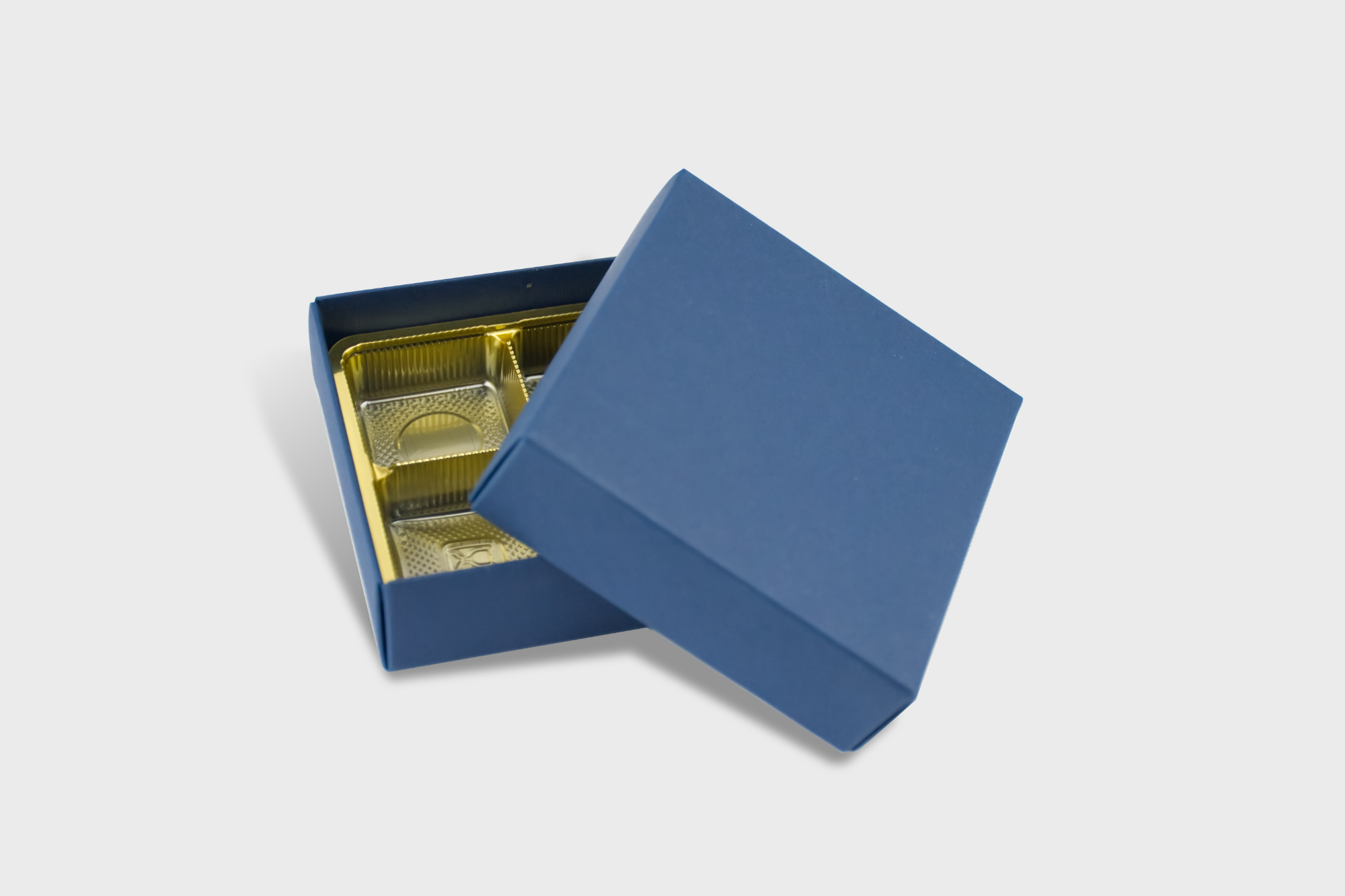4er-Quadratverpackung mit Tiefziehteil