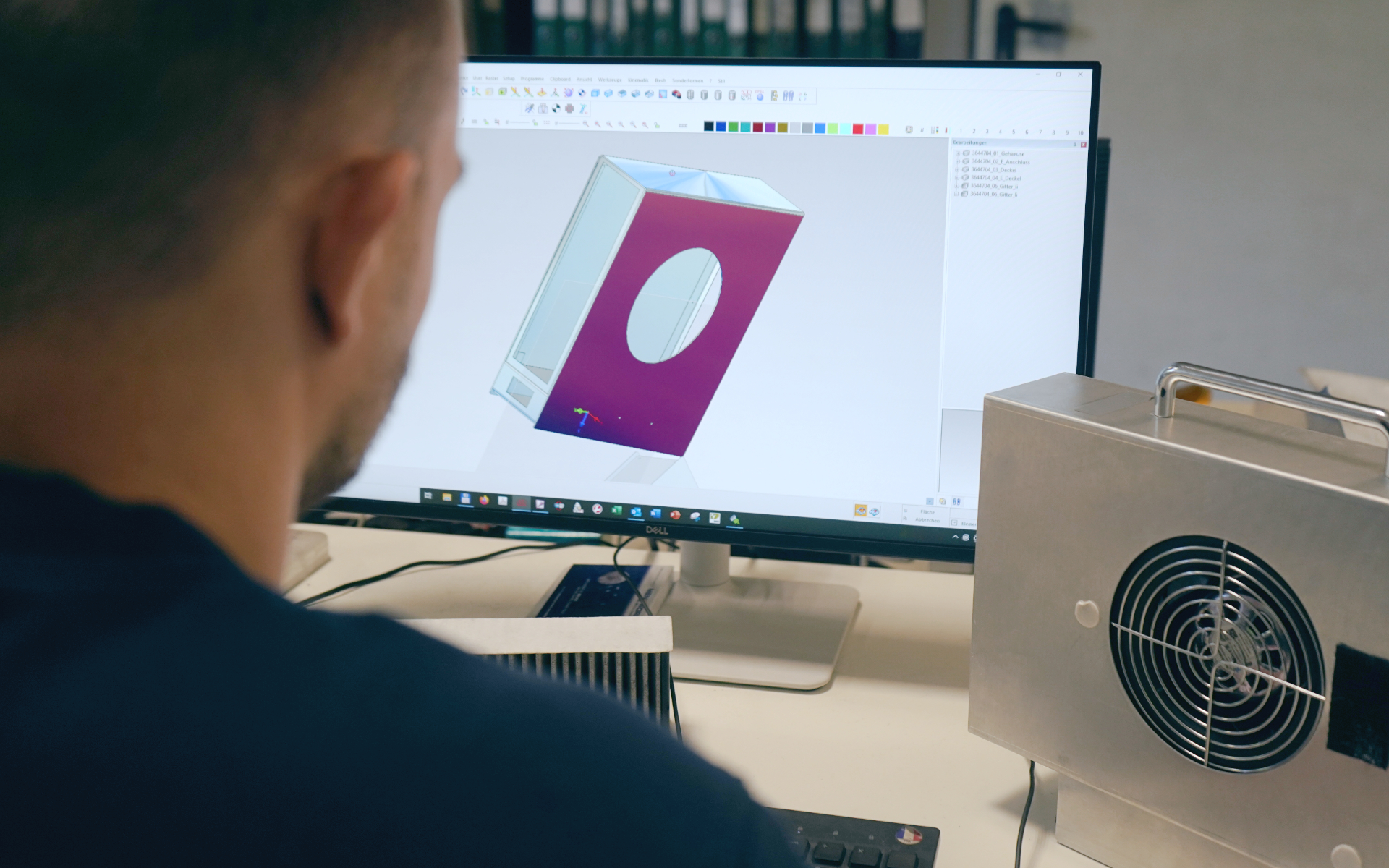 Konstruktionsservice am CAD-Arbeitsplatz