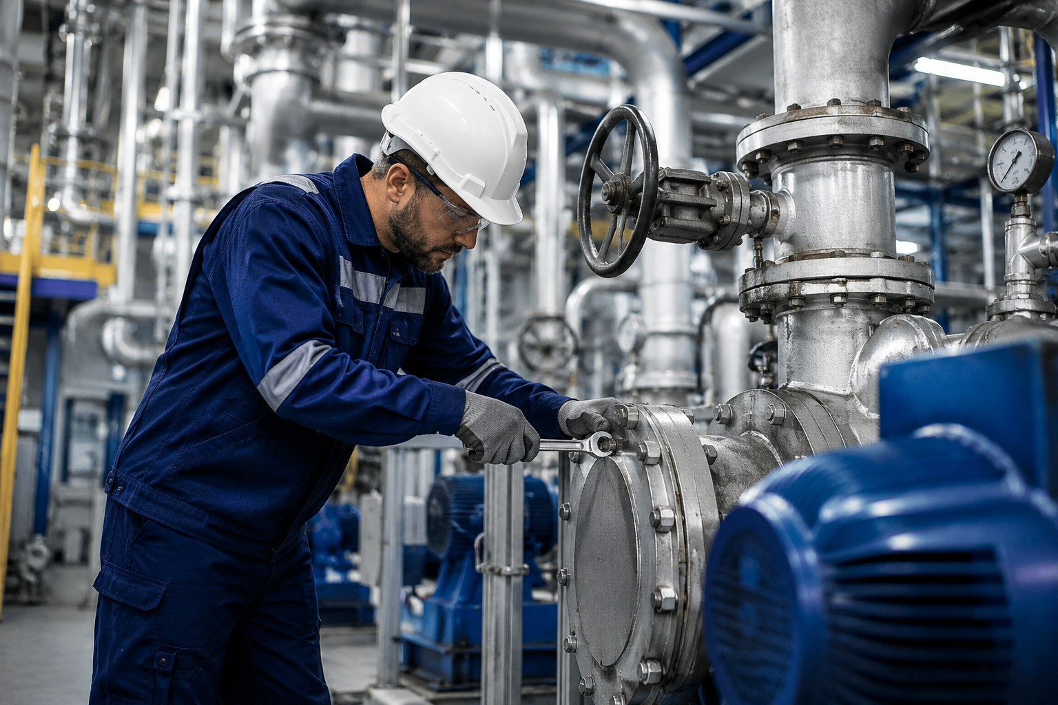 Industrieservice in Industrieanlagen