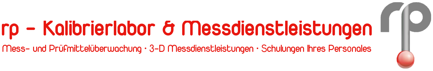 Logo rp - Kalibrierlabor & Messdienstleistungen (Inh. Dipl. Ing. (FH) Rainer Papst)