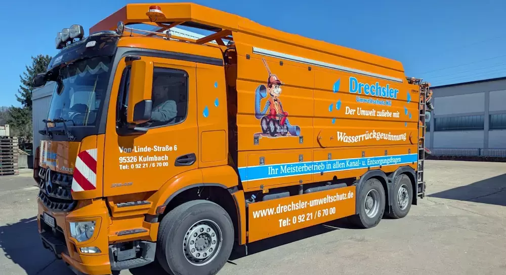 LKW für Wasserrückgewinnung