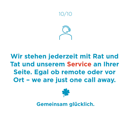 Service und Support remote oder vor Ort