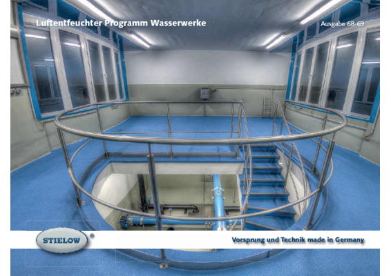 Luftentfeuchter-Programm für Wasserwerke