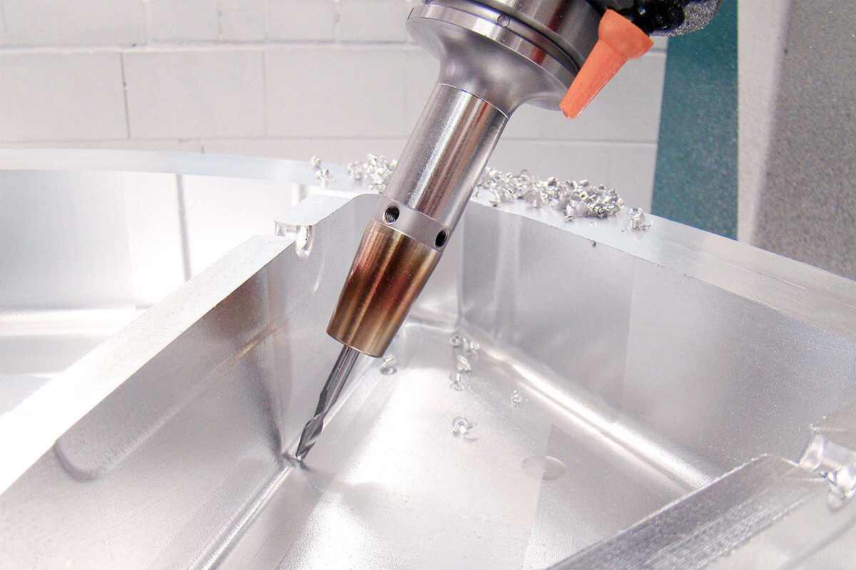 CNC-Fräse in Aktion