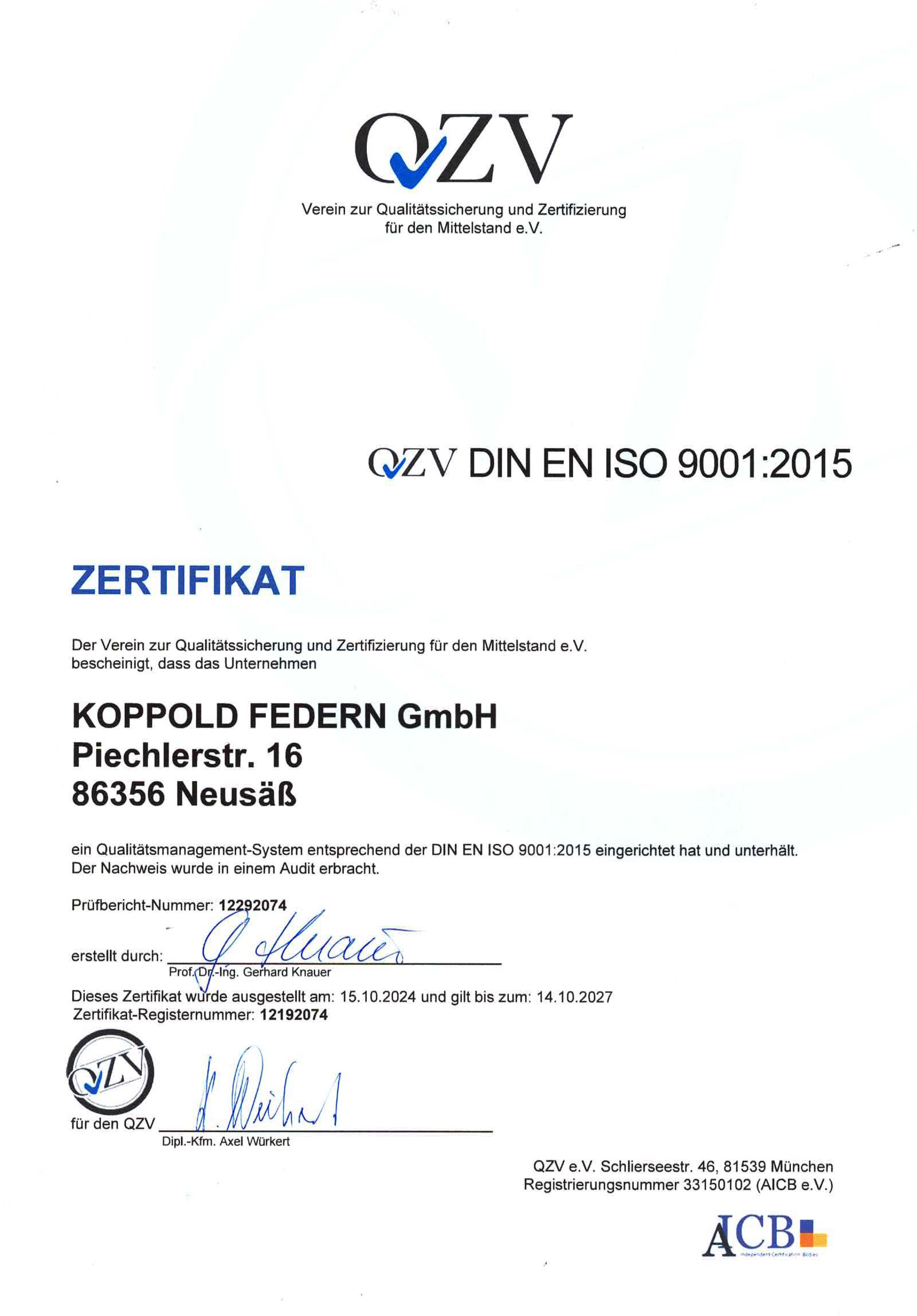 Logo Koppold Federn GmbH