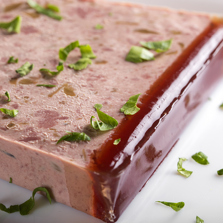 Gelatinespiegel für Leberpaté