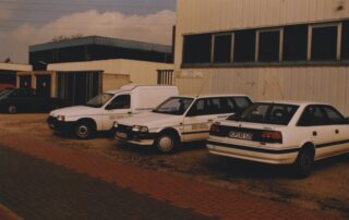 Erstes eigenes Firmengebäude am Vennweg, 1985