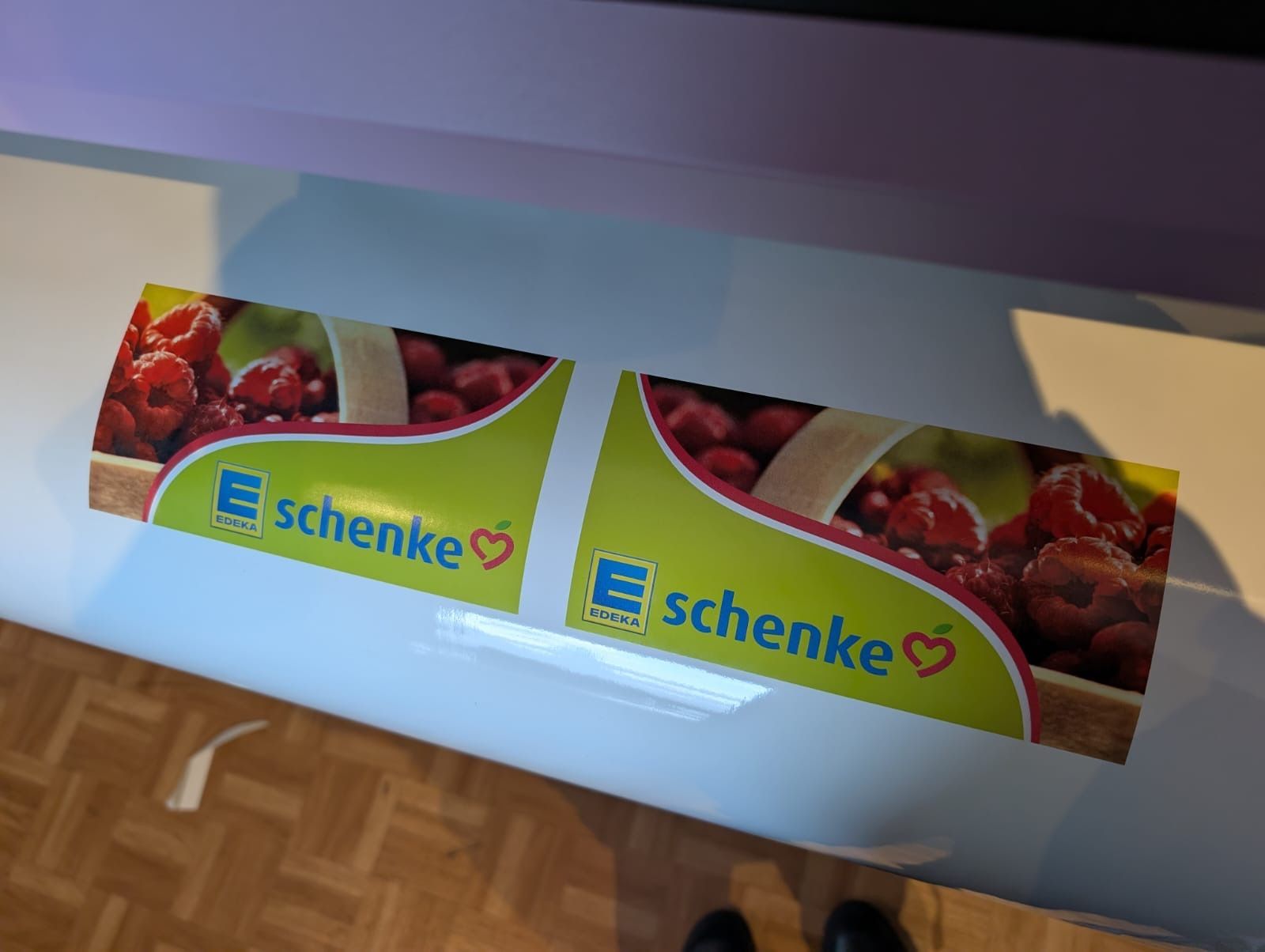Large-format poster
